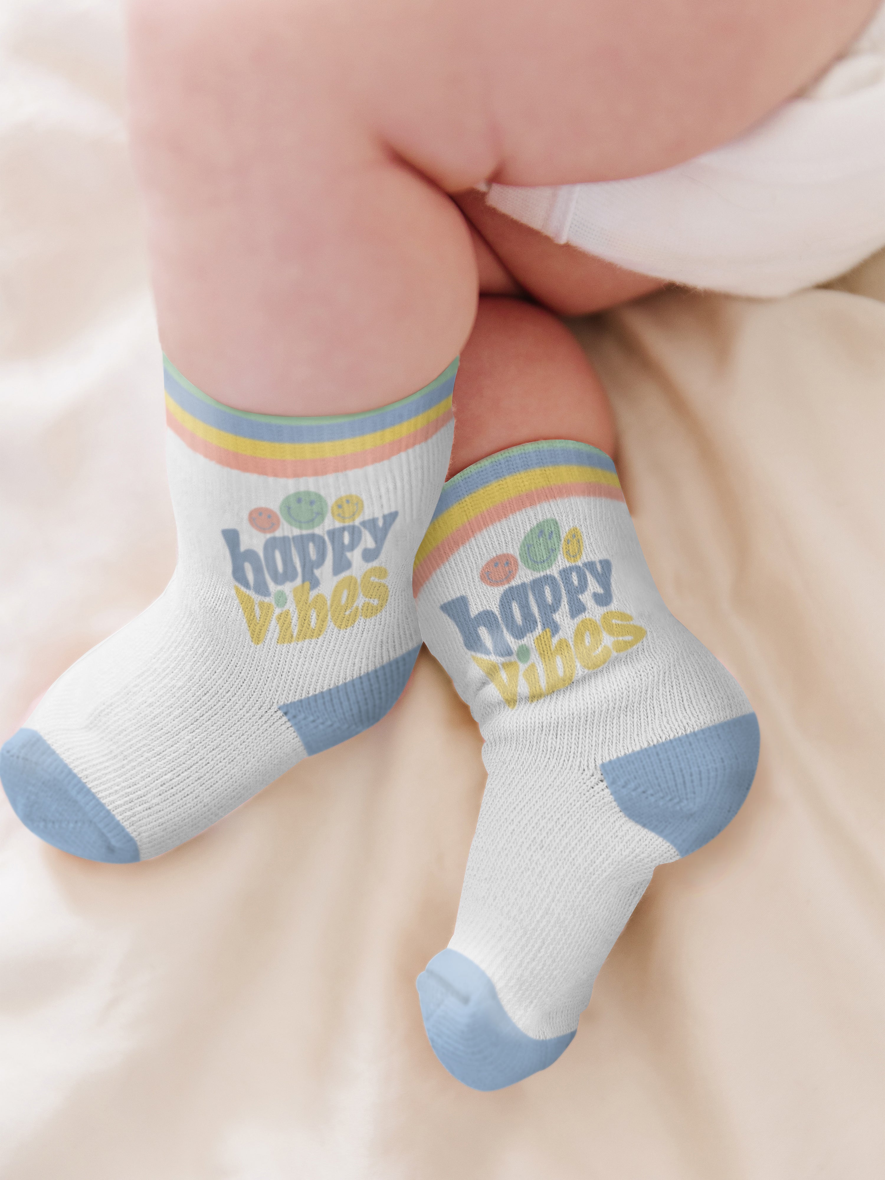 Baby Socks Trio - Happy Baby Vibes