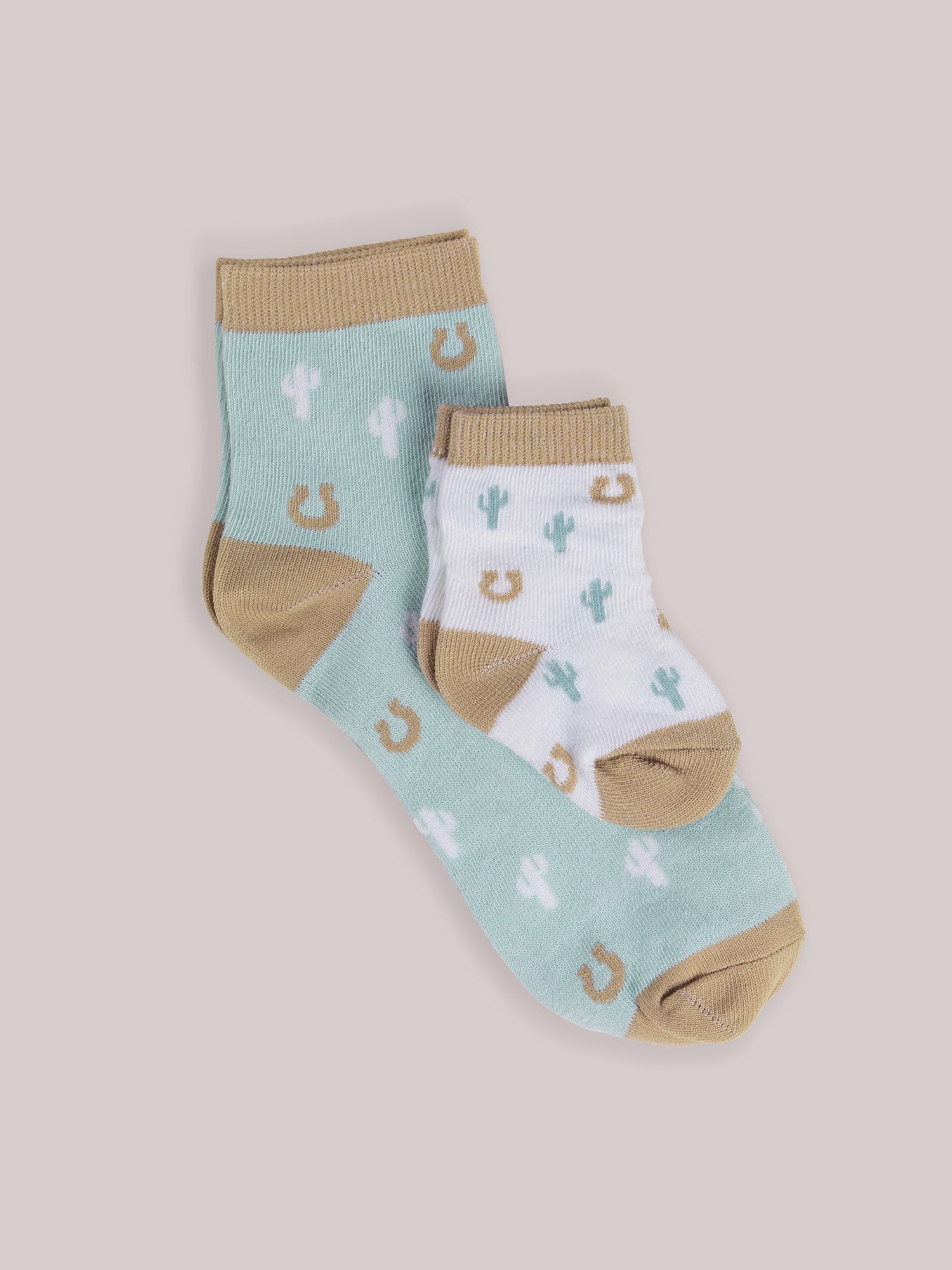 Mama & Me Socks - Howdy Partner Blue