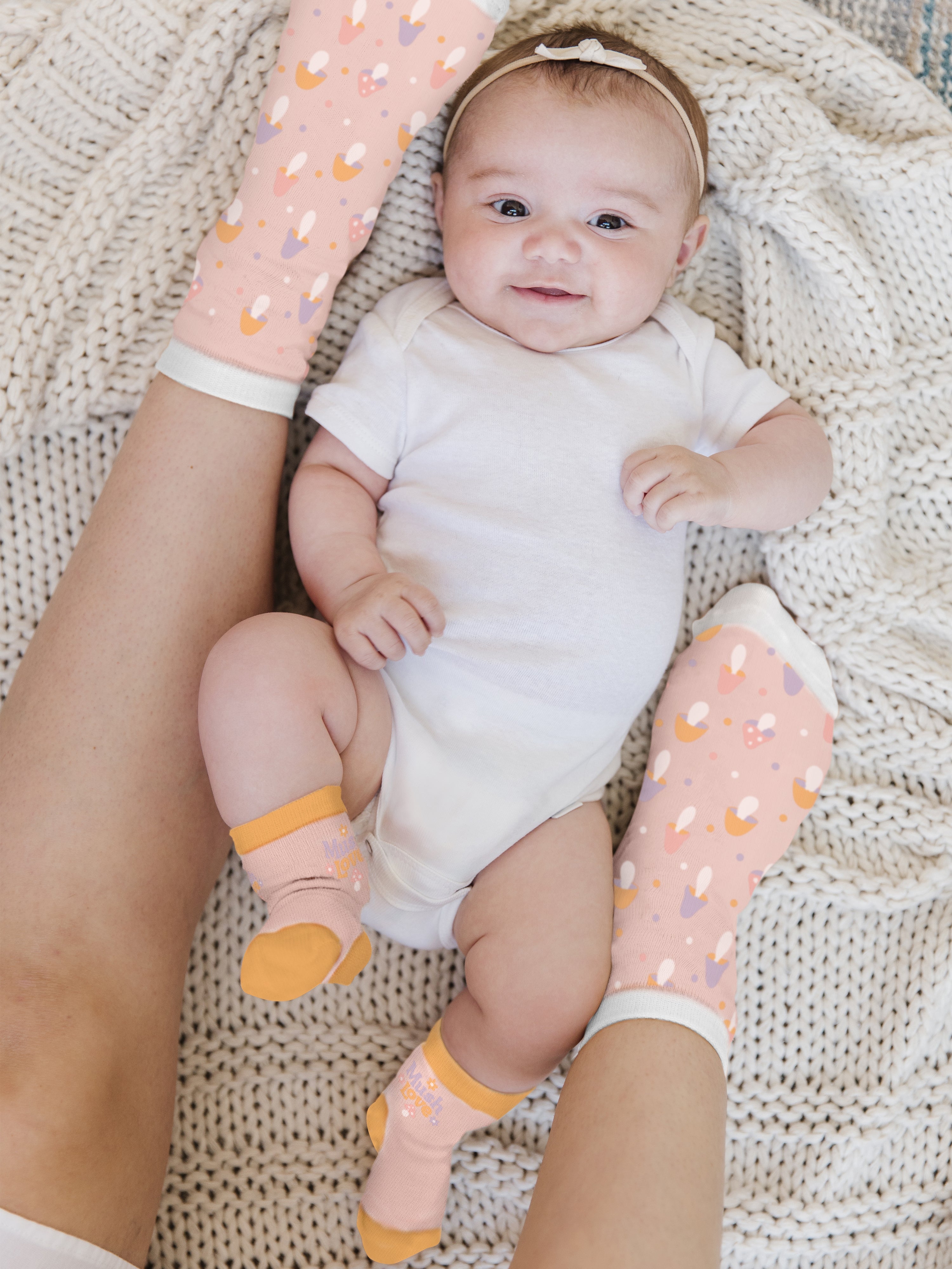 Mama & Me Socks -  Mushy Love