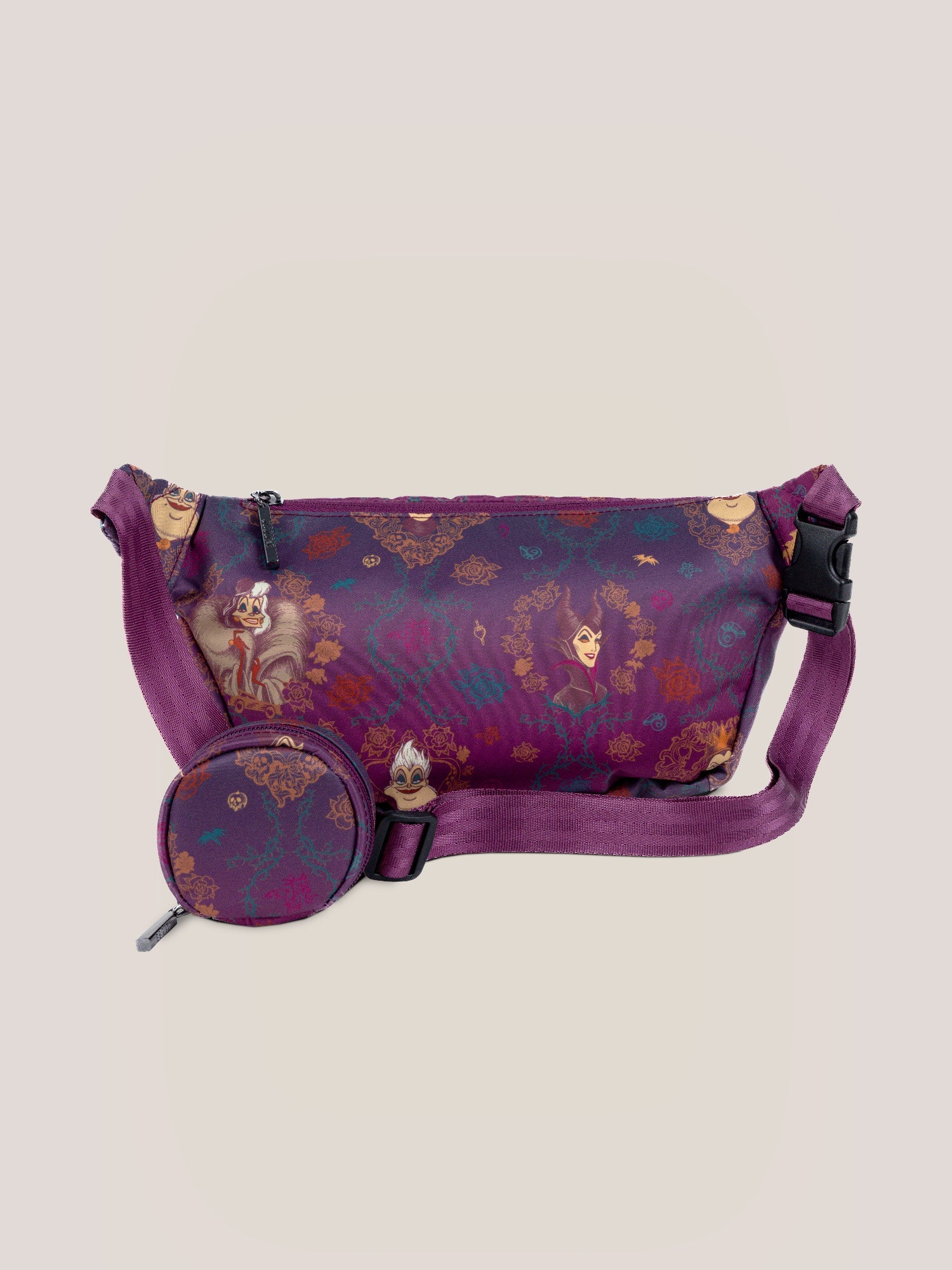 Disney Villains Park Pack Crossbody Bag — Dark Purple