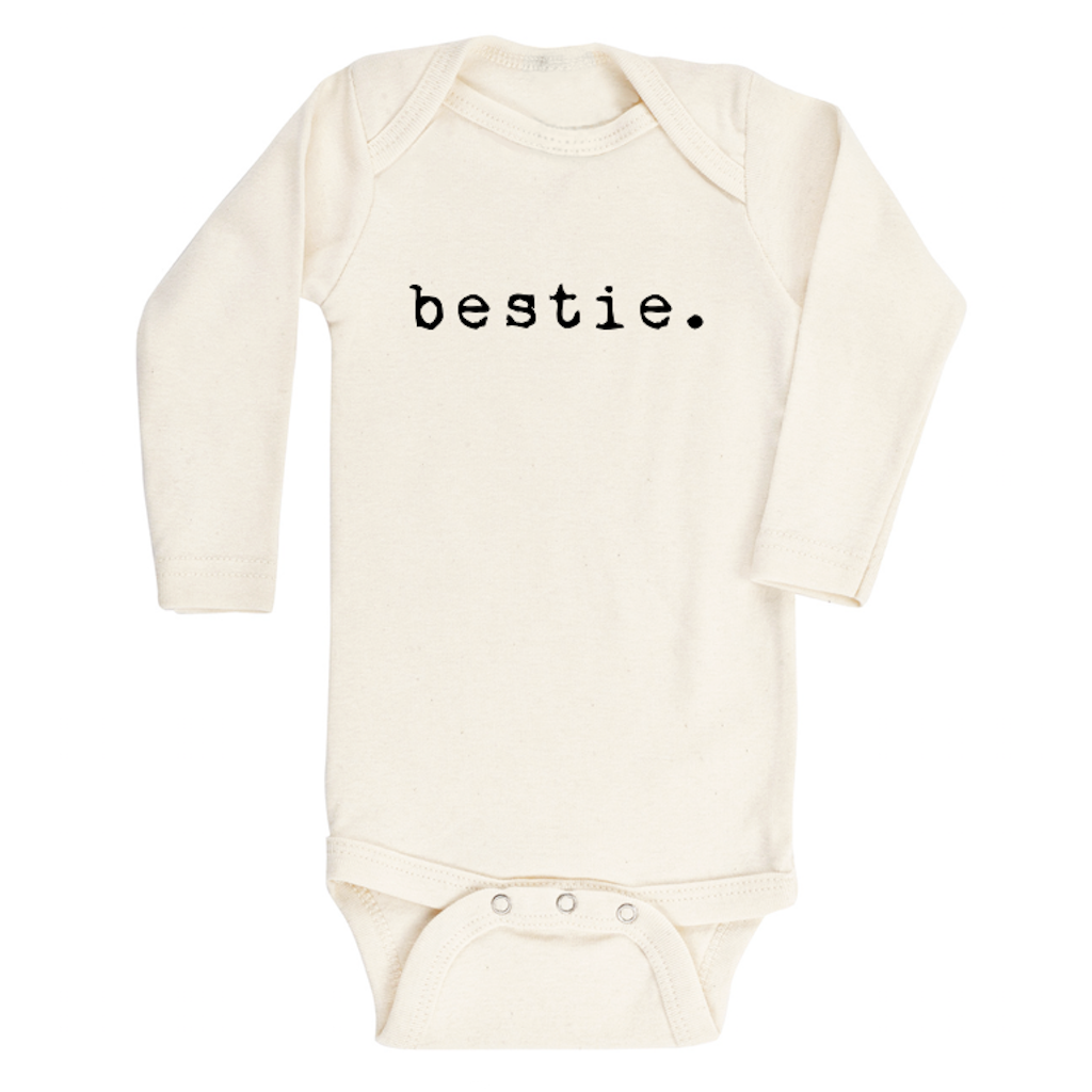 Bestie - Long Sleeve Organic Cotton Bodysuit