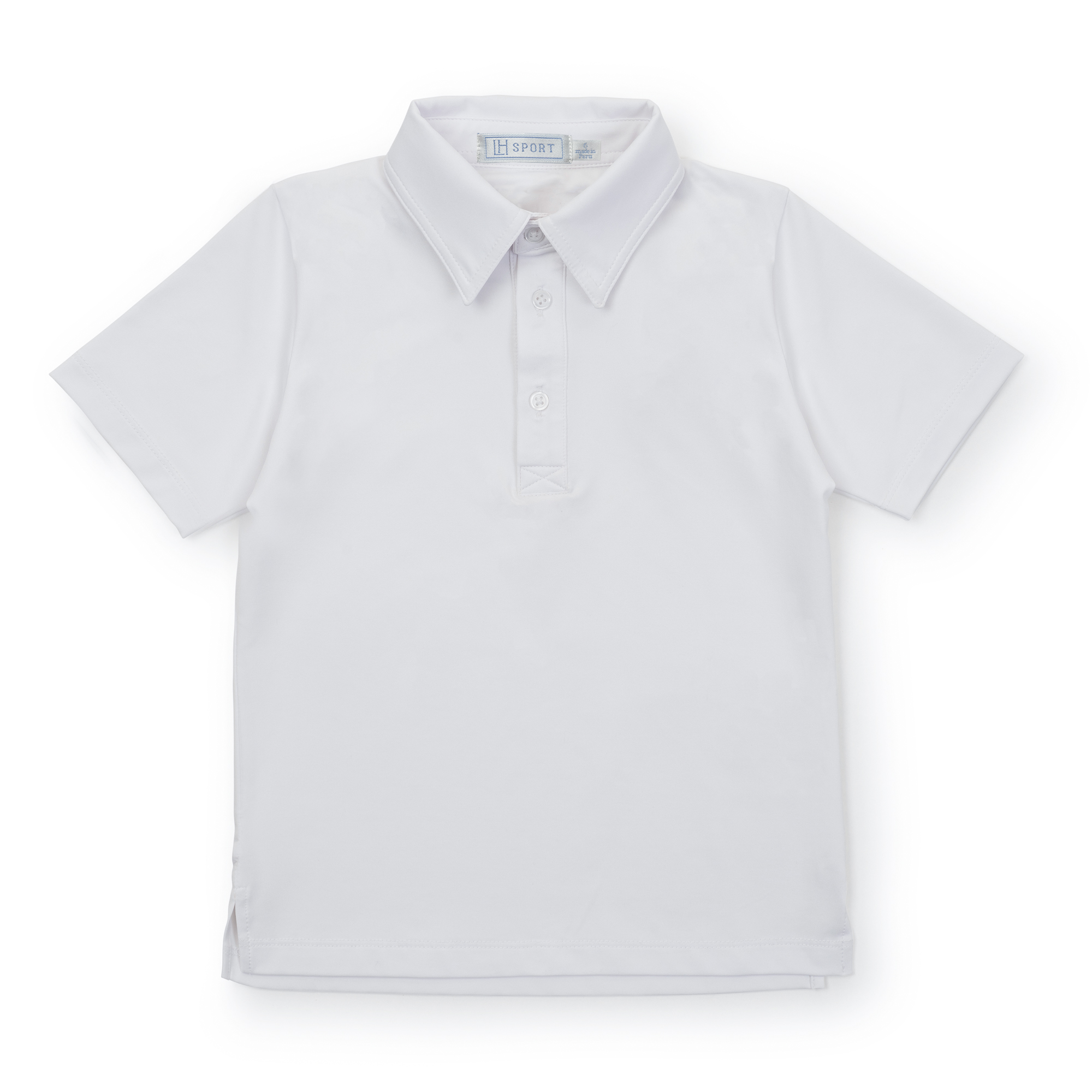 Will Boys' Golf Polo Shirt by LH Sport - White