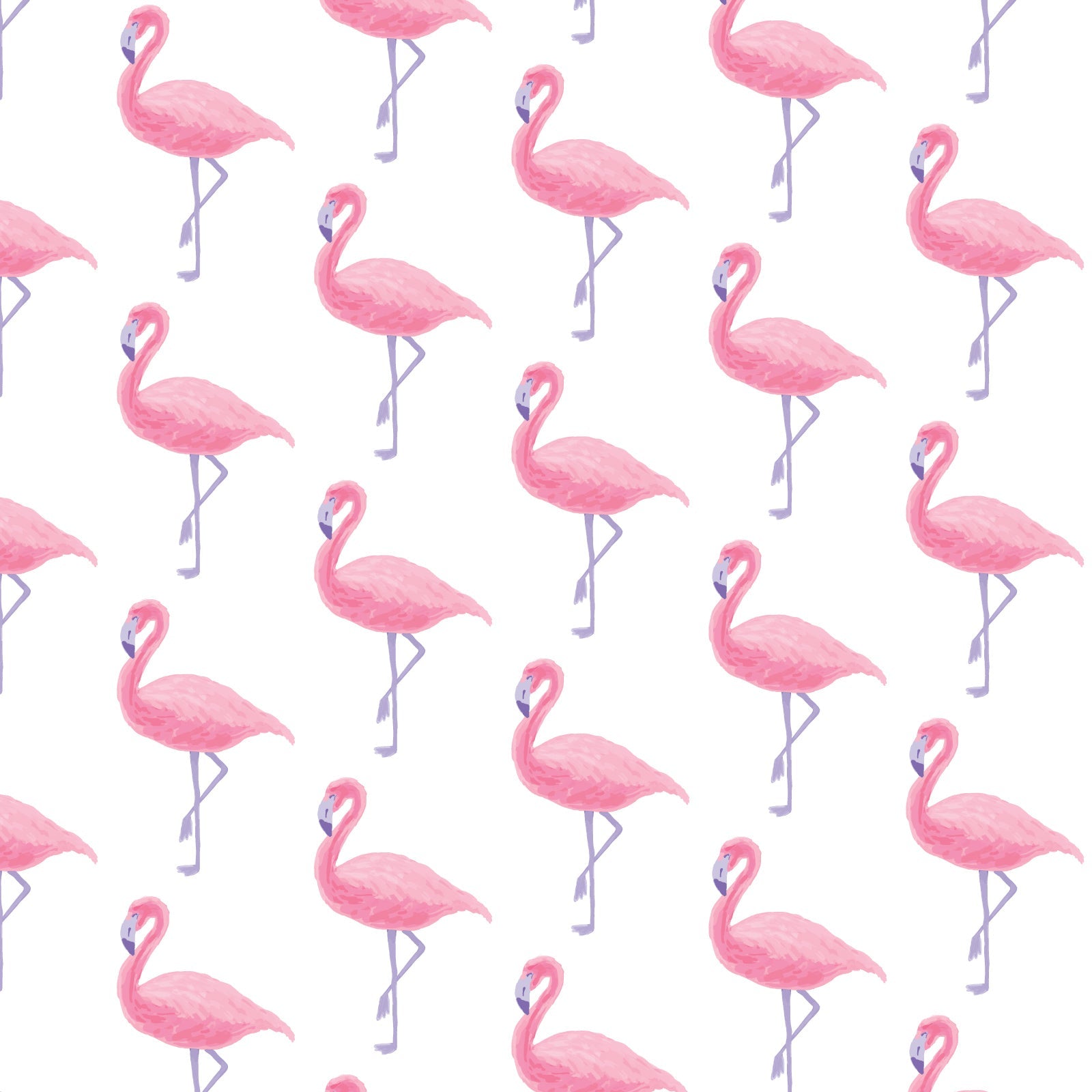 Parker Girls' Pima Cotton Zipper Pajama - Fabulous Flamingos