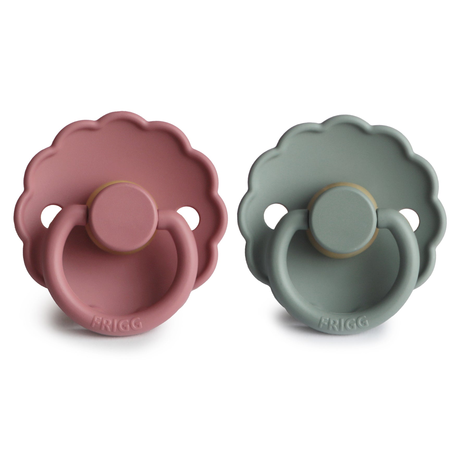 FRIGG Daisy Natural Rubber Pacifier 2-Pack