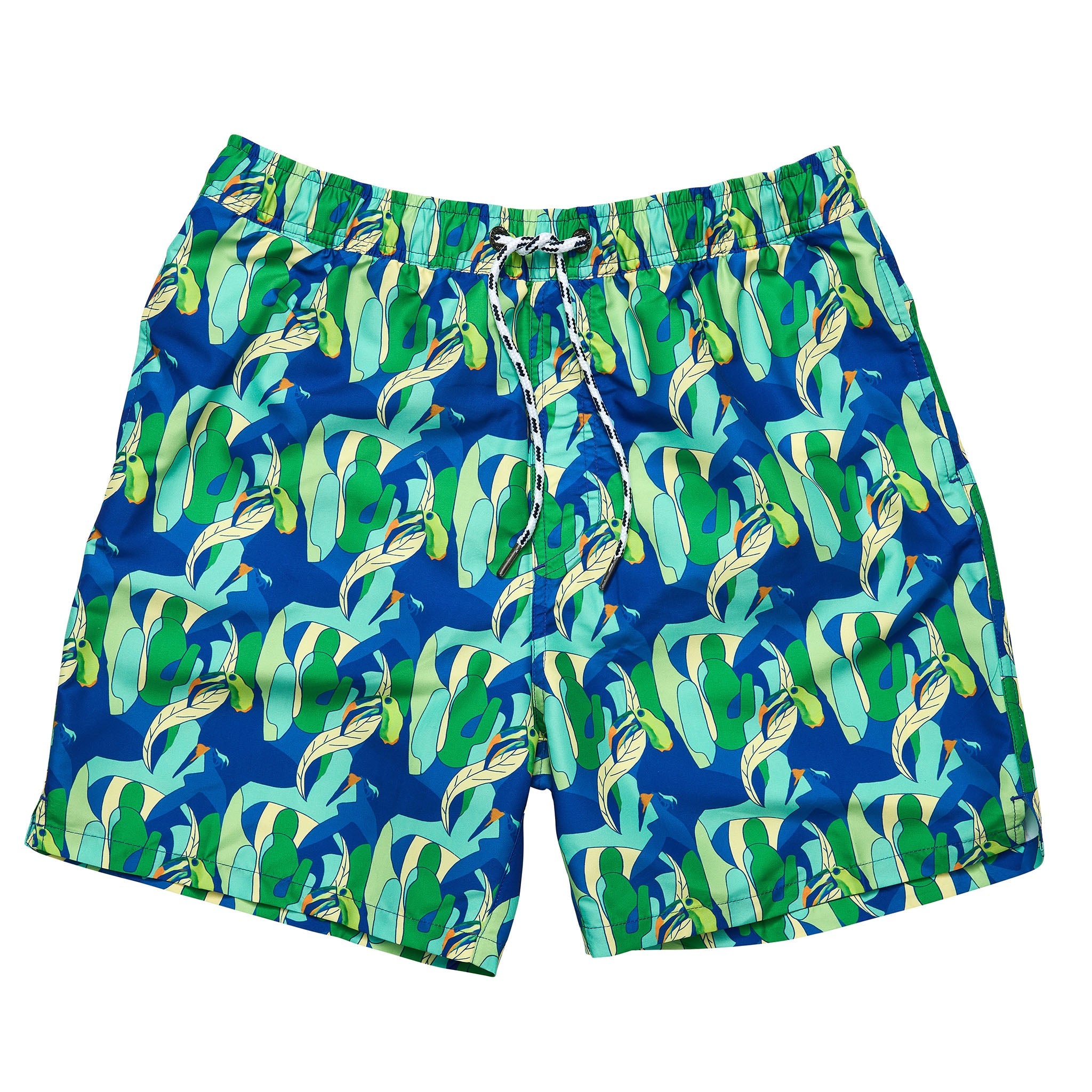 Mens Toucan Jungle Sustainable Swim Short
