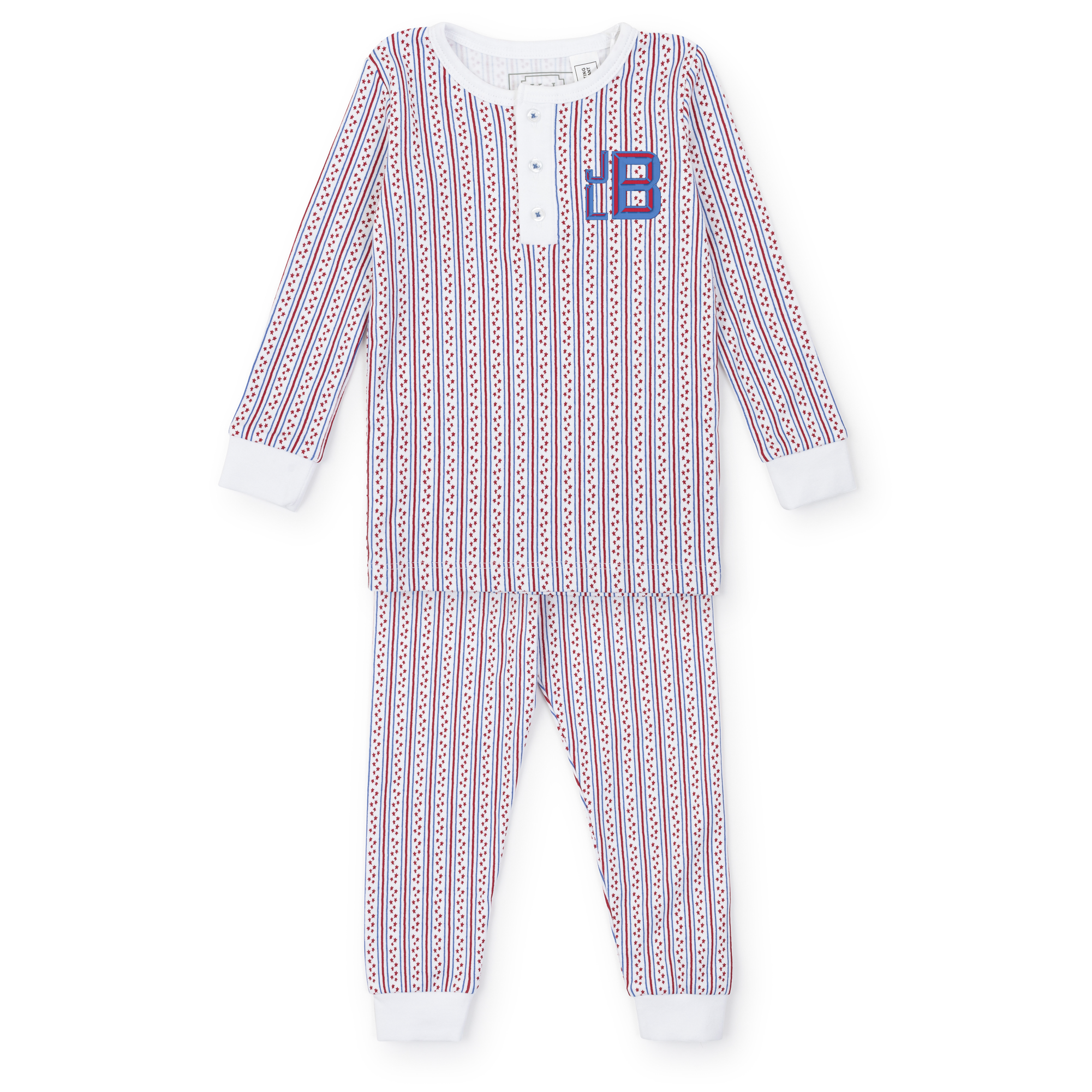 Jack Boys' Pima Cotton Pajama Pant Set - Stars and Stripes