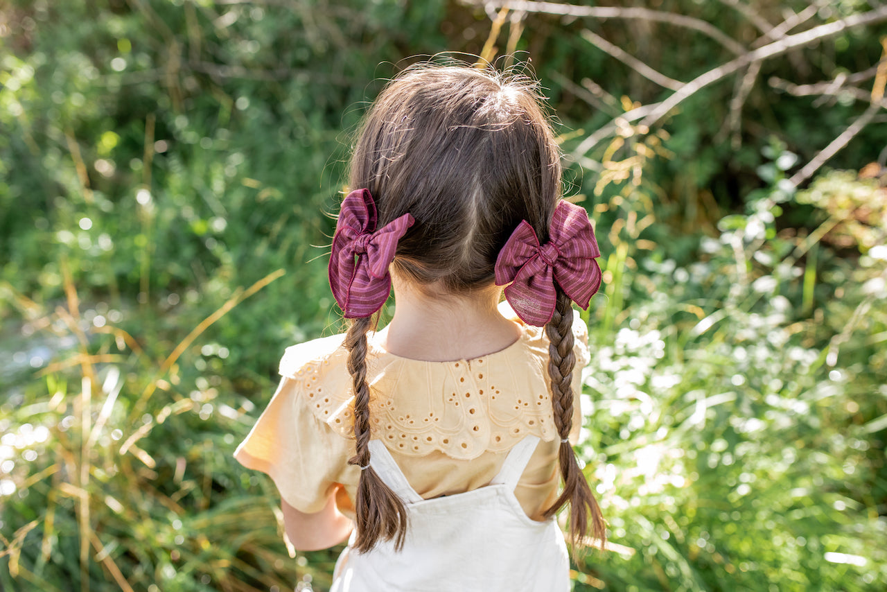 Raisin | Pigtail Set - Petite Party Bow