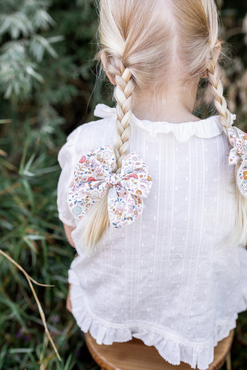 Beatrice | Pigtail Set - Petite Party Bow