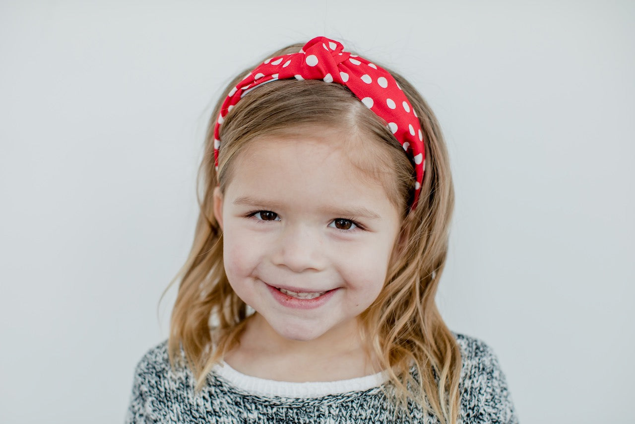 Minnie's Polka Dot  | Knotted Headband