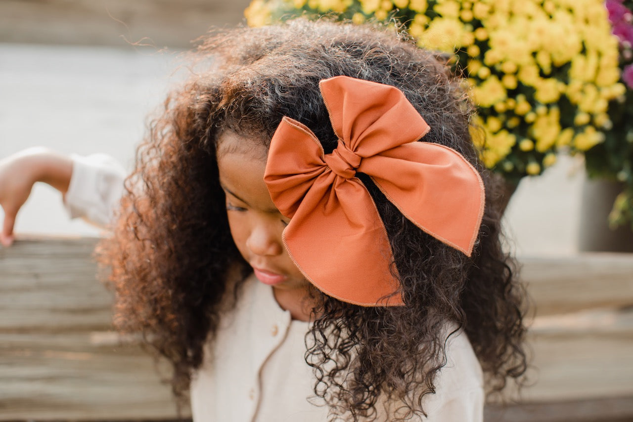 Raw Sienna | Party Bow