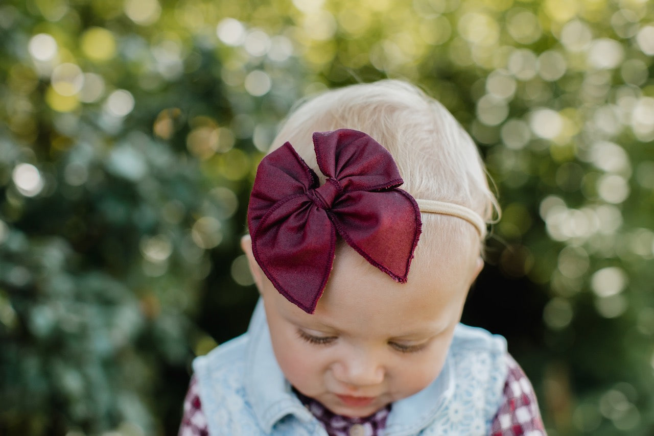 Garnet | Petite Party Bow