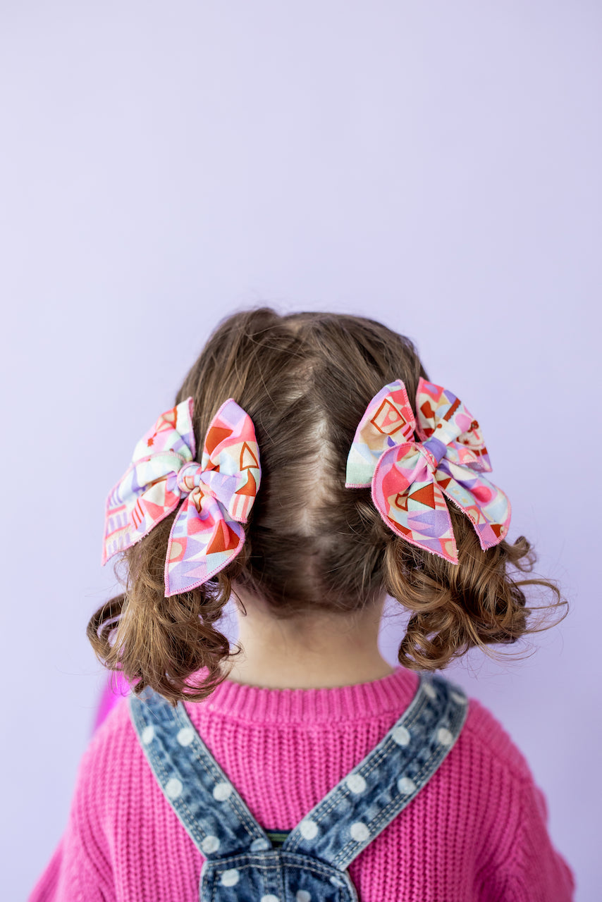 Small World | Pigtail Set - Petite Party Bow