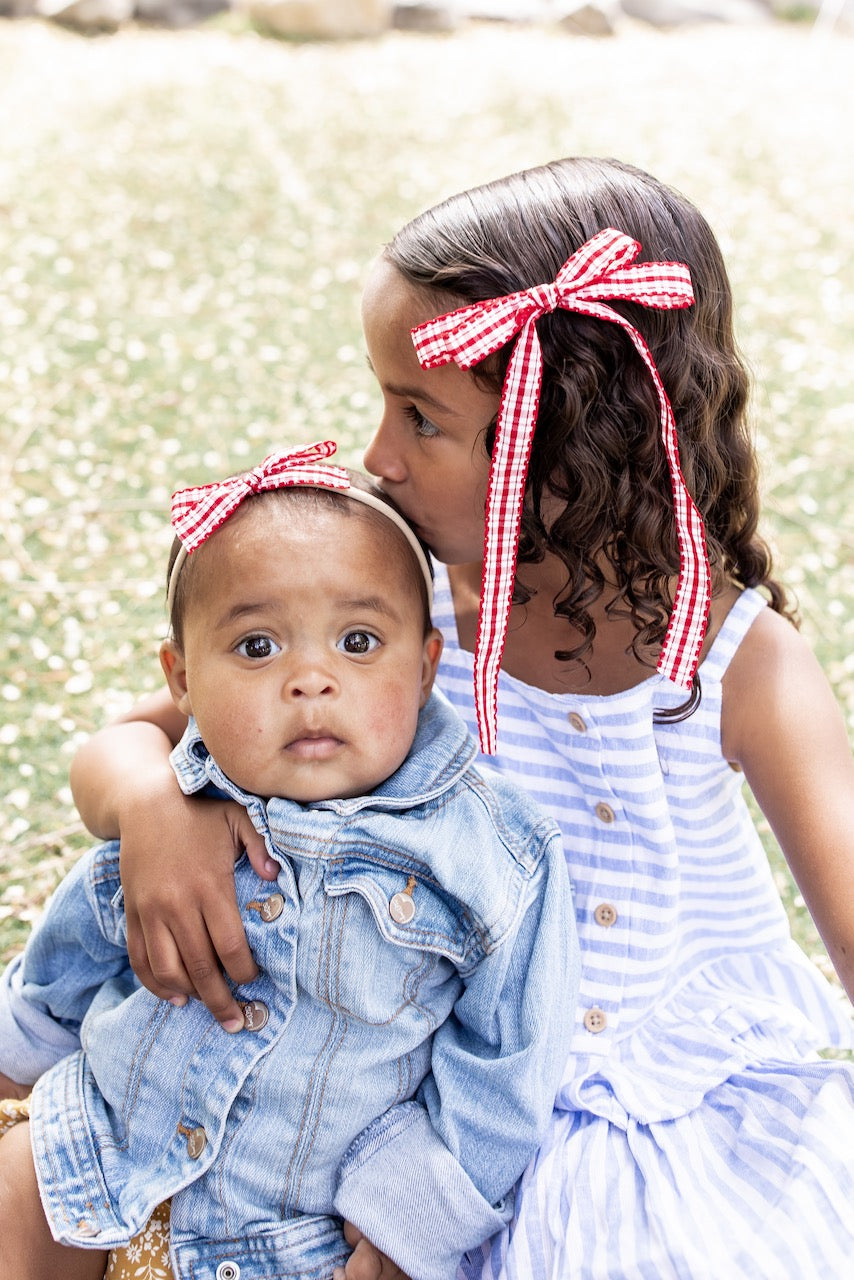 Picnic - Red | Statement Ribbon Bow