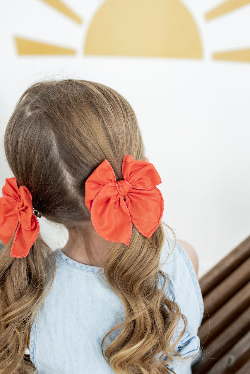 Terracotta | Petite Party Bow