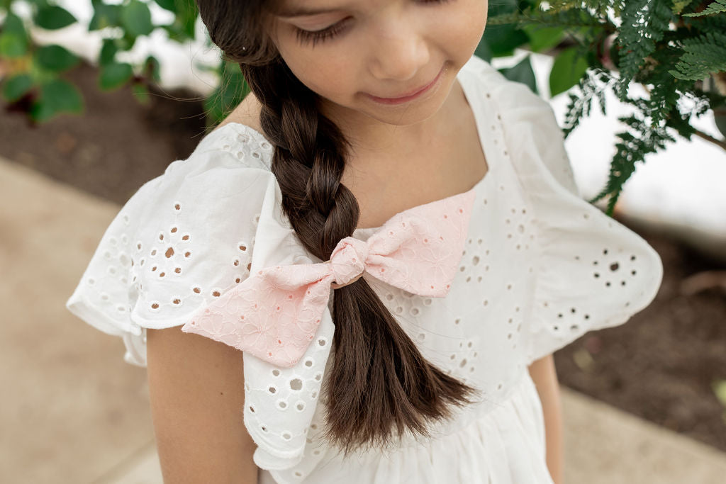 Petal Pink Eyelet | Modern Knot