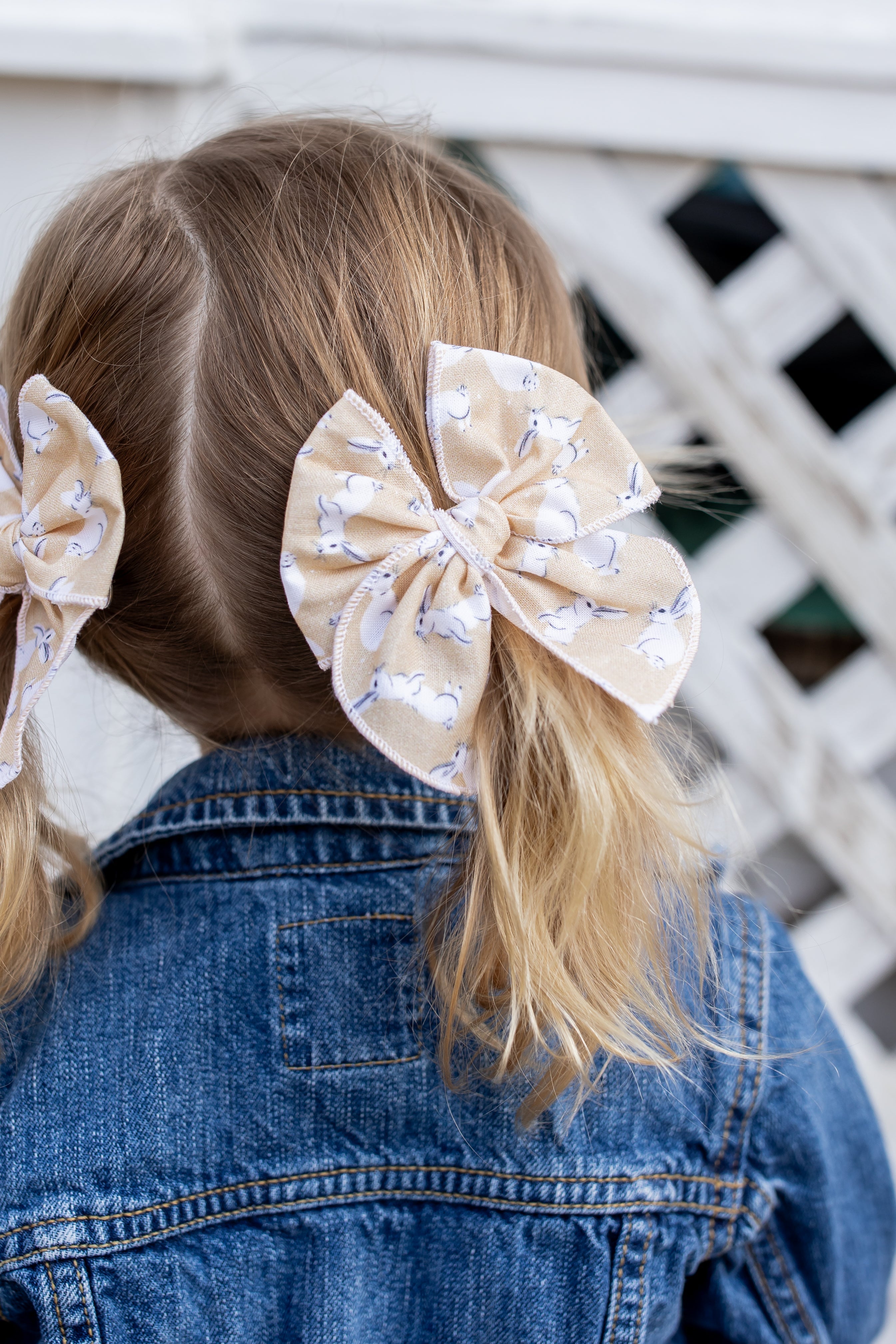 Cottontail | Pigtail Set - Petite Party Bow