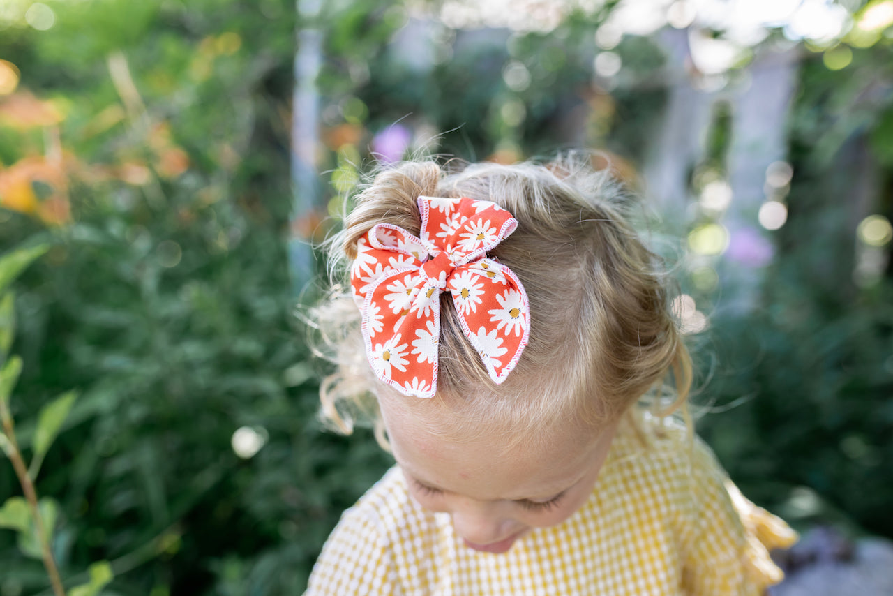 Sunset Daisy | Petite Party Bow