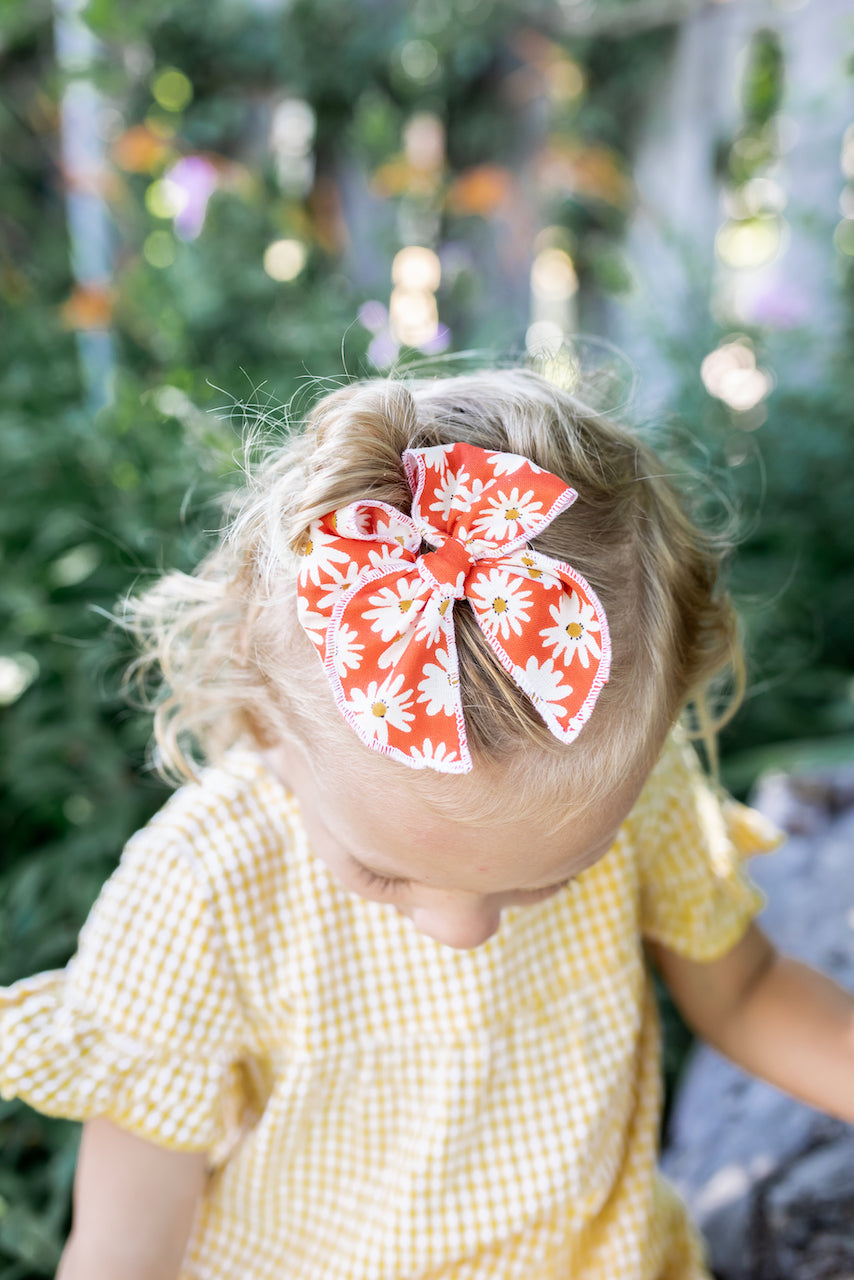 Sunset Daisy | Petite Party Bow