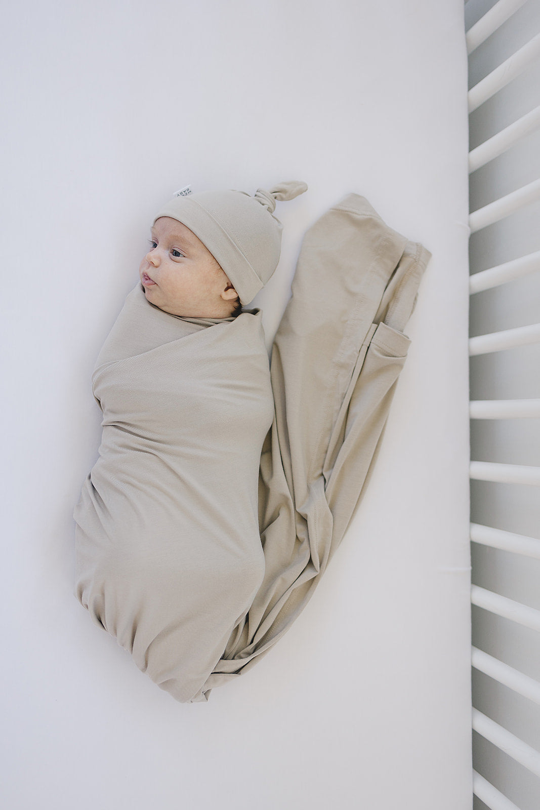 Oatmeal Bamboo Stretch Swaddle