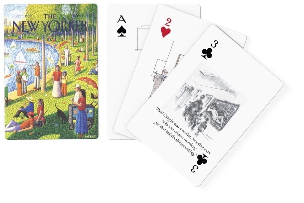 Fine Arts Cartoons Playing Cards