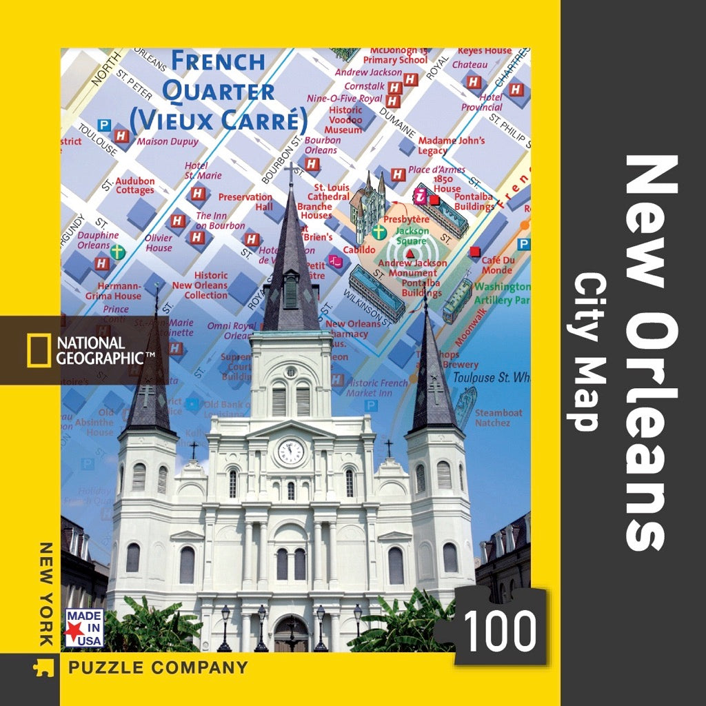 New Orleans City Map Mini