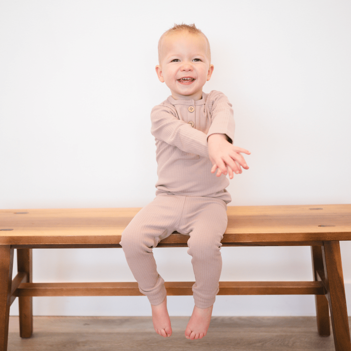 Organic Ribbed Cotton Legging