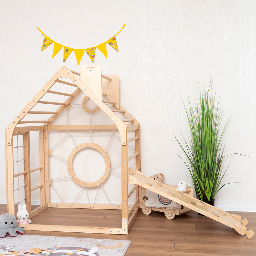 Wooden Climbing Playhouse