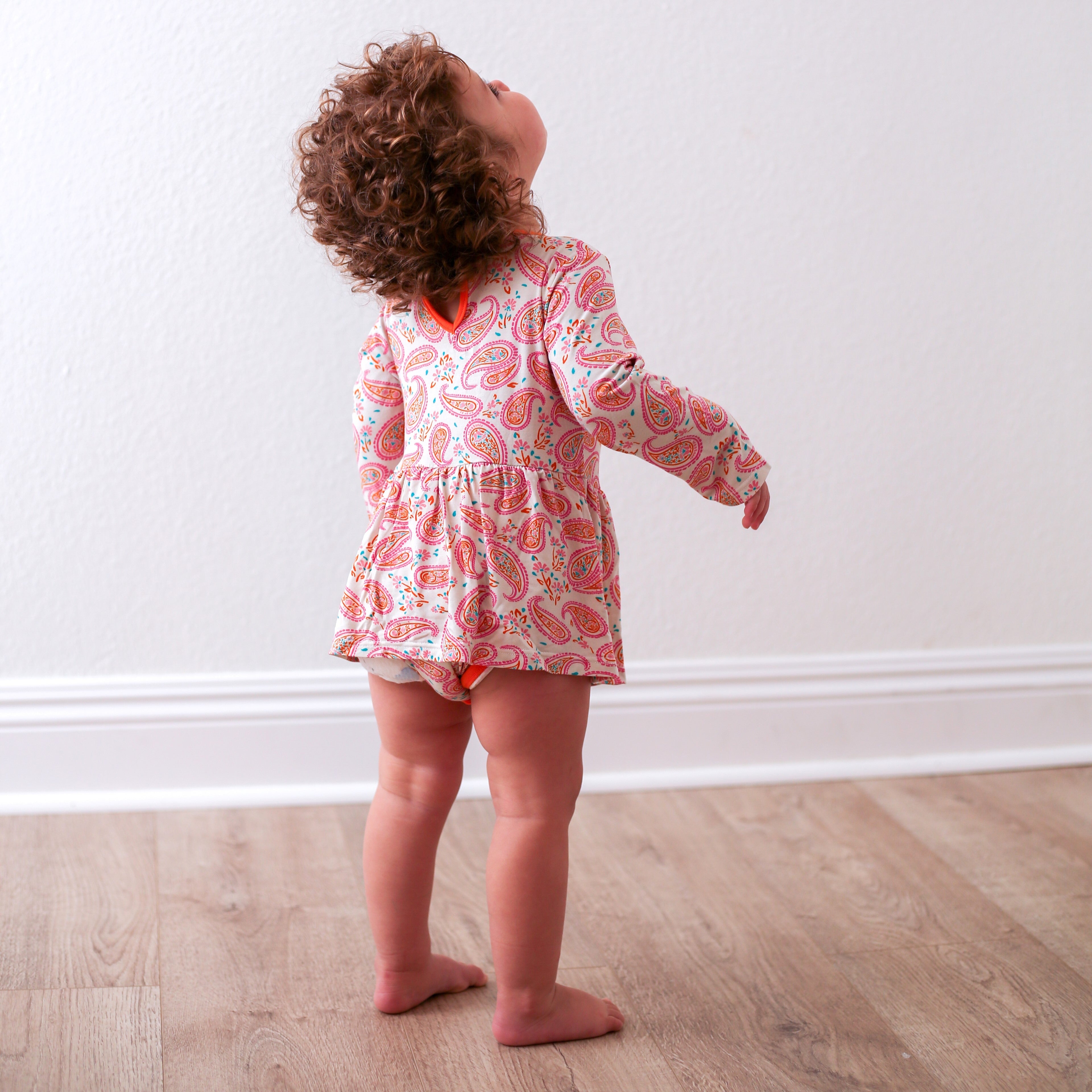 Paisley Bodysuit Dress