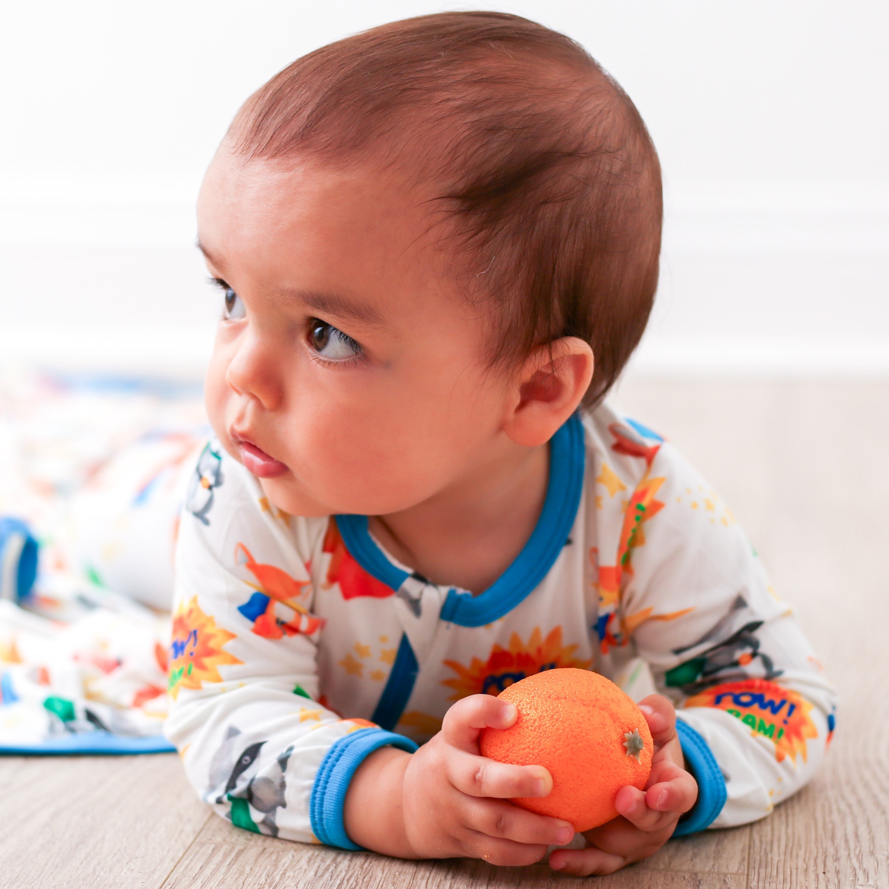 Super Sleepy Heroes Romper