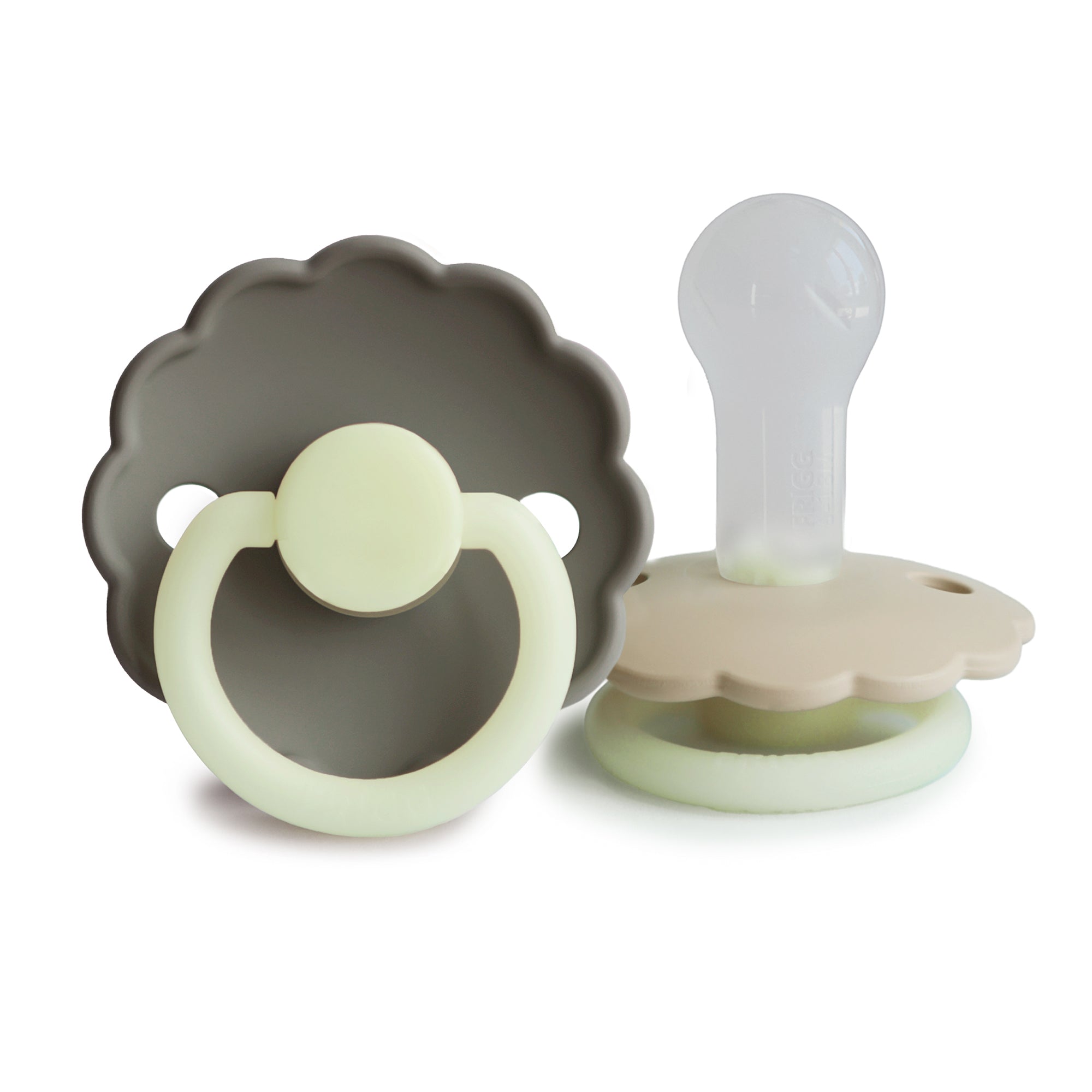 FRIGG Daisy Night Silicone Pacifier 2-Pack