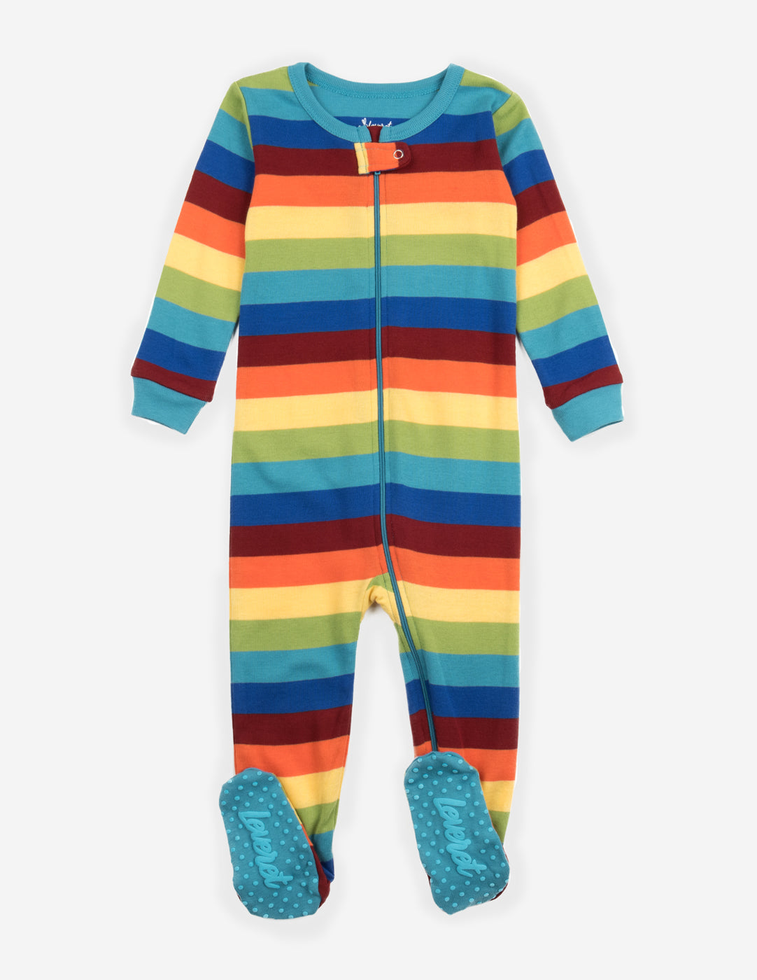 Baby Footed Rainbow Pajamas
