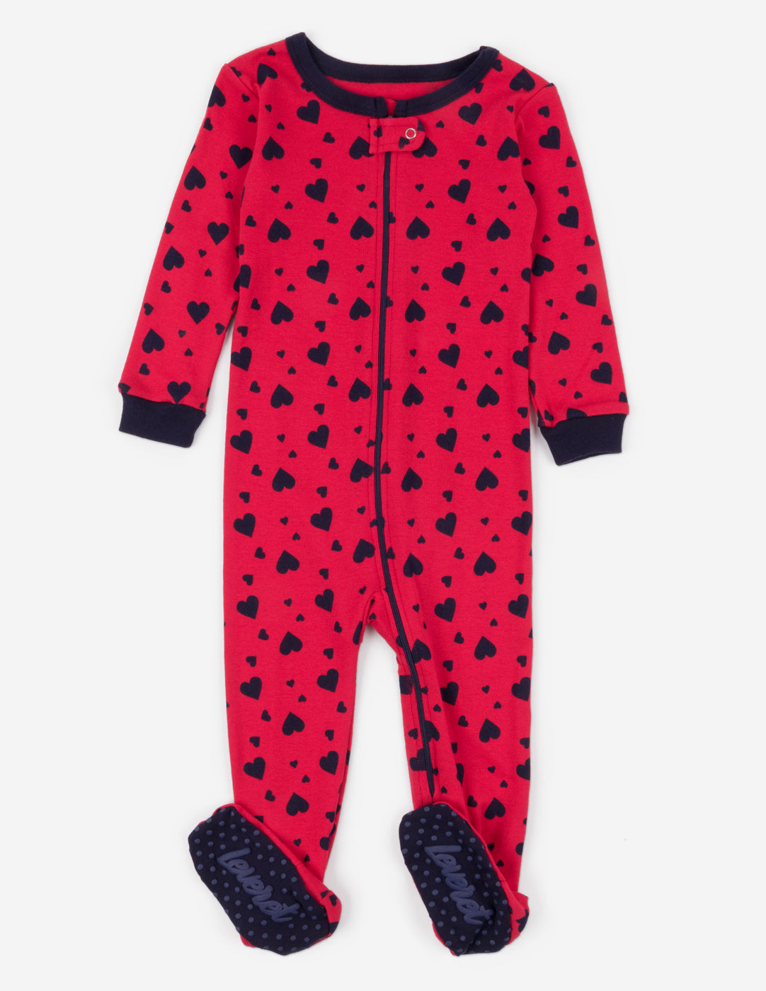 Baby Footed Hearts Pajamas