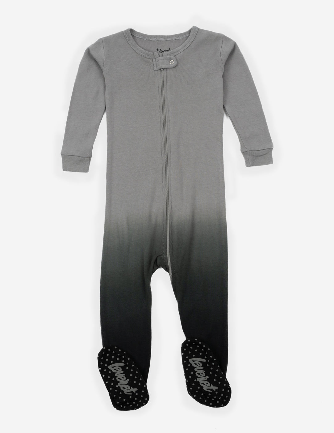 Baby Footed Ombré Dye Cotton Pajamas