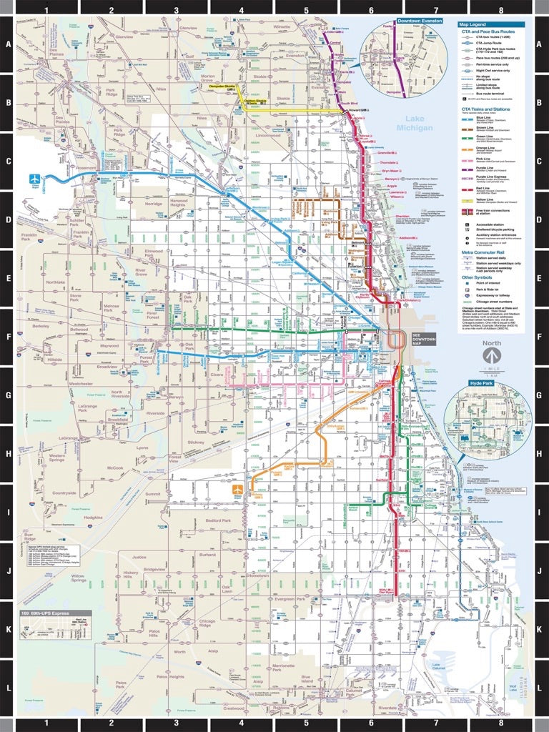 Chicago Transit Map