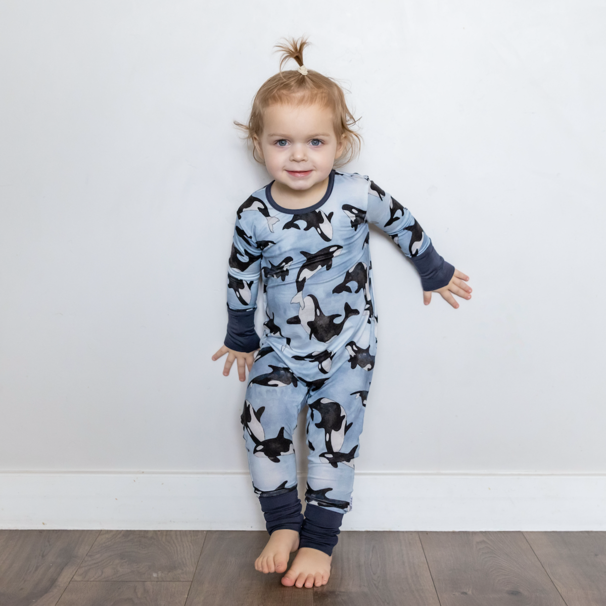 Save the Whales Day to Night Romper