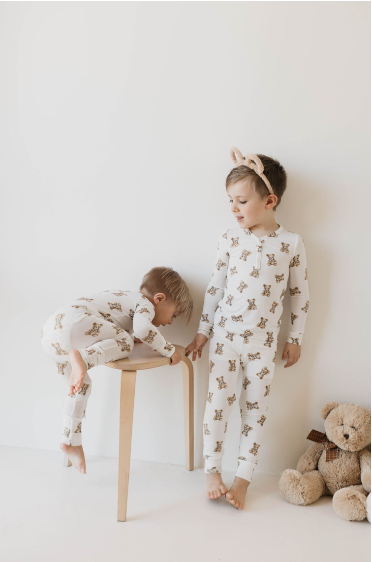 Kendy x FF Bears | 🧸 Zip Bamboo Pajamas