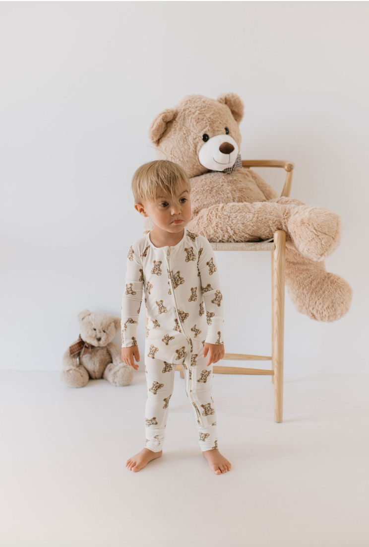 Kendy x FF Bears | 🧸 Zip Bamboo Pajamas