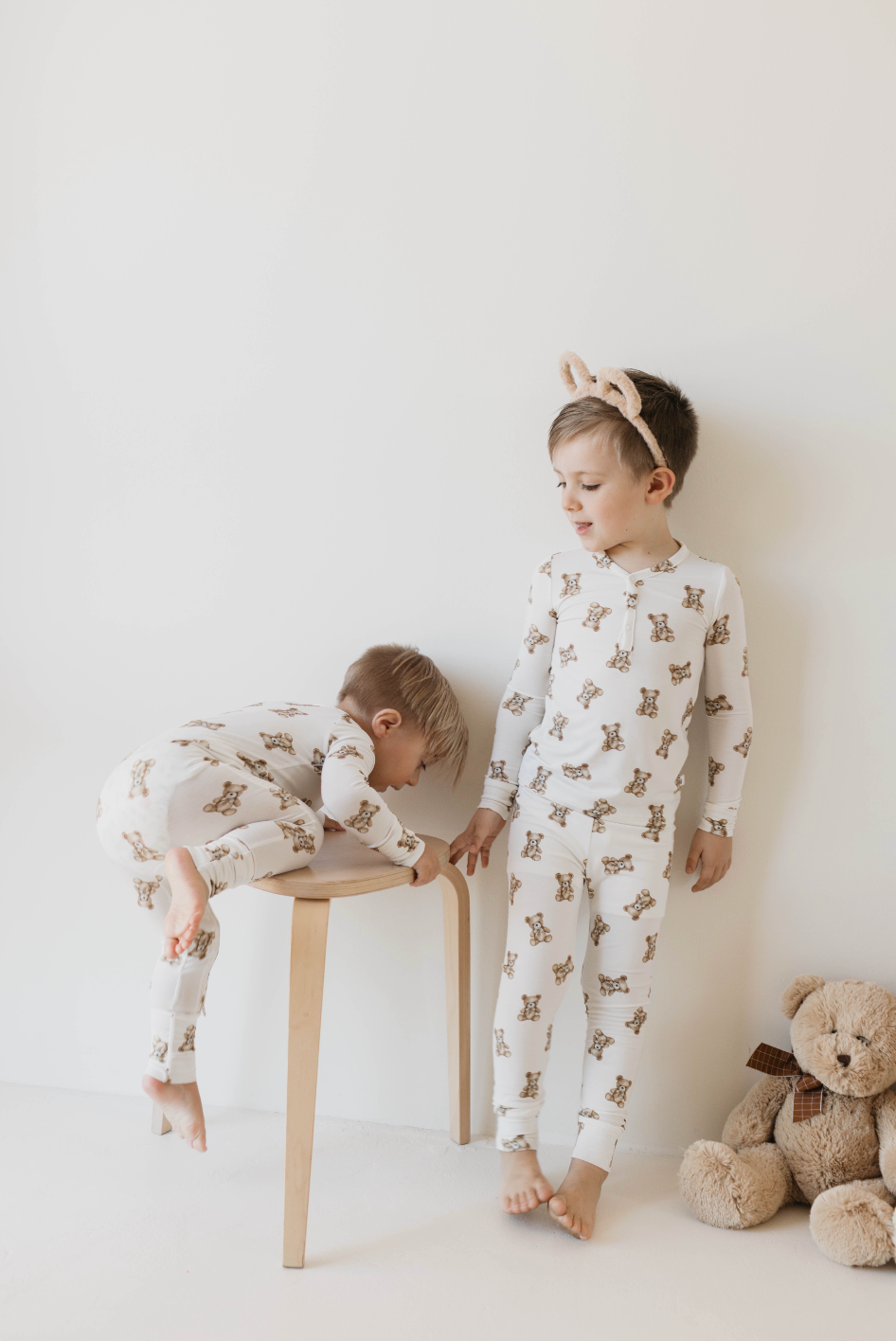 Two Piece Bamboo Pajamas | Kendy x FF Bears