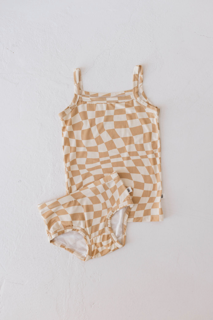 3 Pack Girl's Brief Bamboo Underwear  | Gold Coast + Groovy Gingham + Summer Dreamin'
