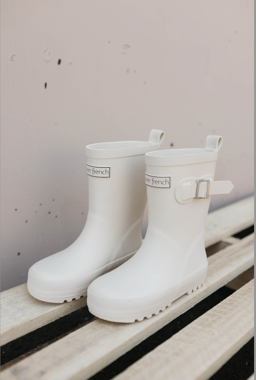 FF Rain Boots | Cream