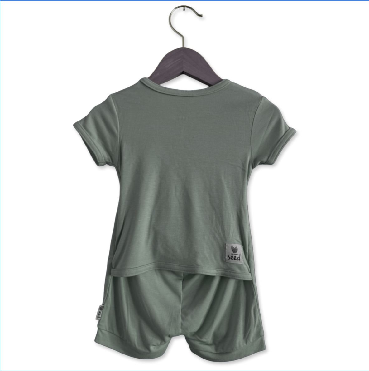 Seagrass Mini Ribbed Shorty Romper