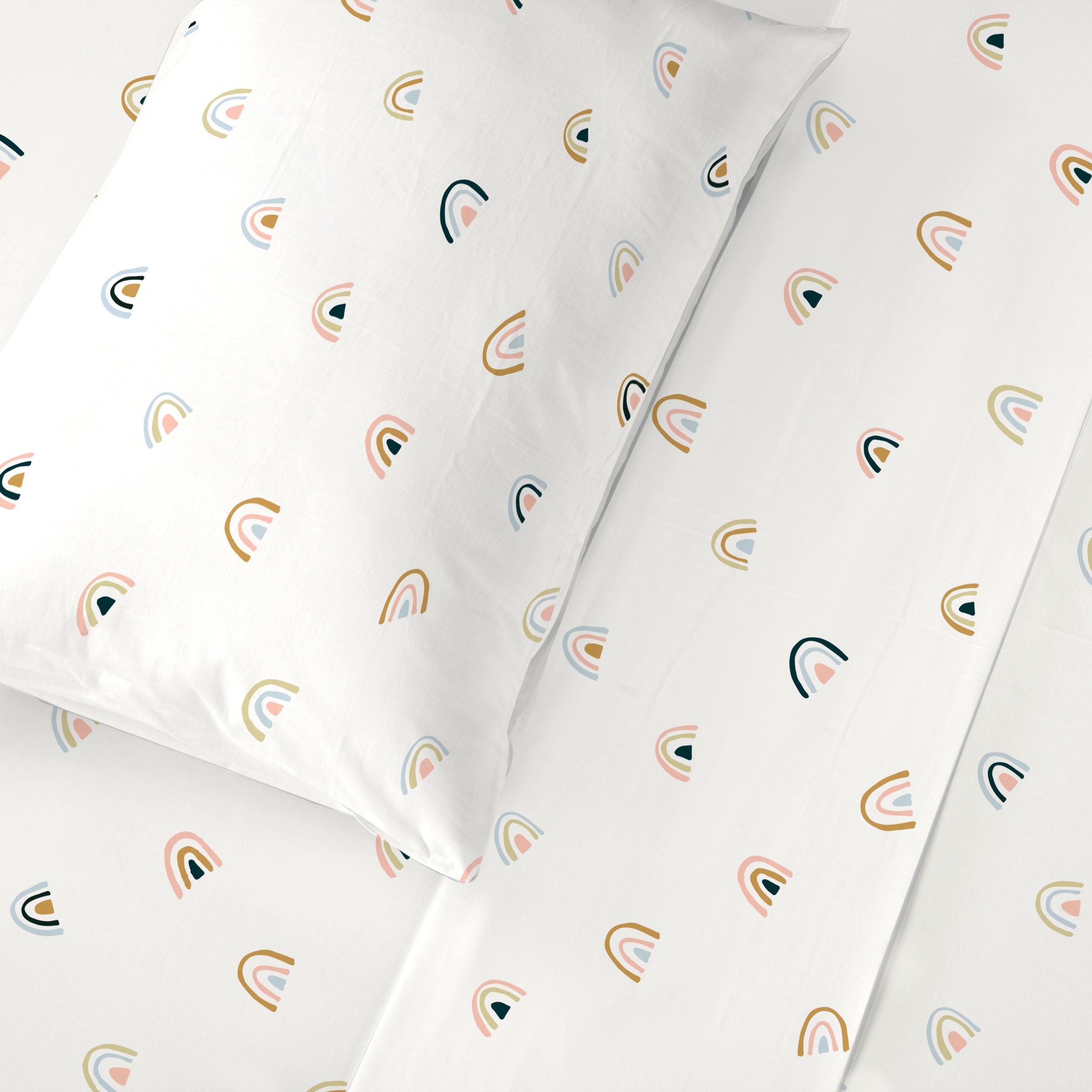 Organic Cotton Sheet Set - Over The Rainbow