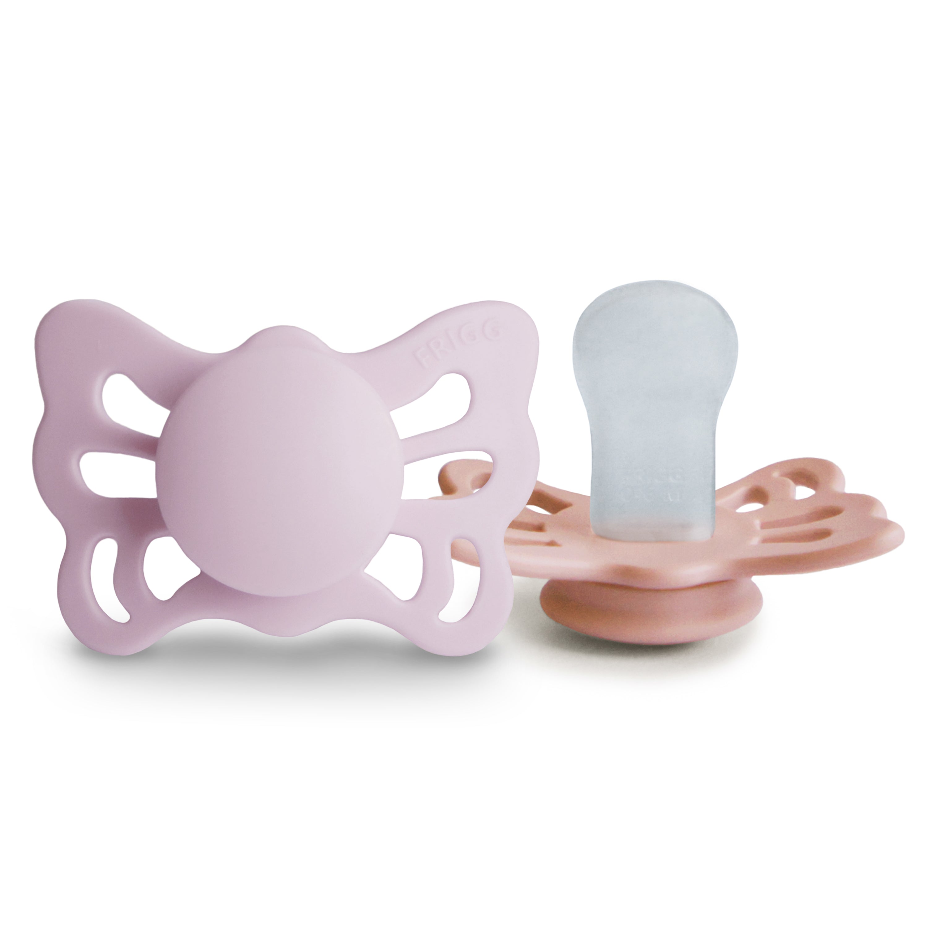 FRIGG Butterfly Anatomical Silicone Pacifier 2-Pack (0-6 Months)