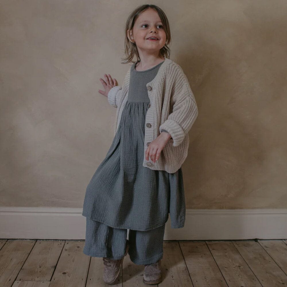 The Muslin Dress - Lead Gray - FINAL SALE