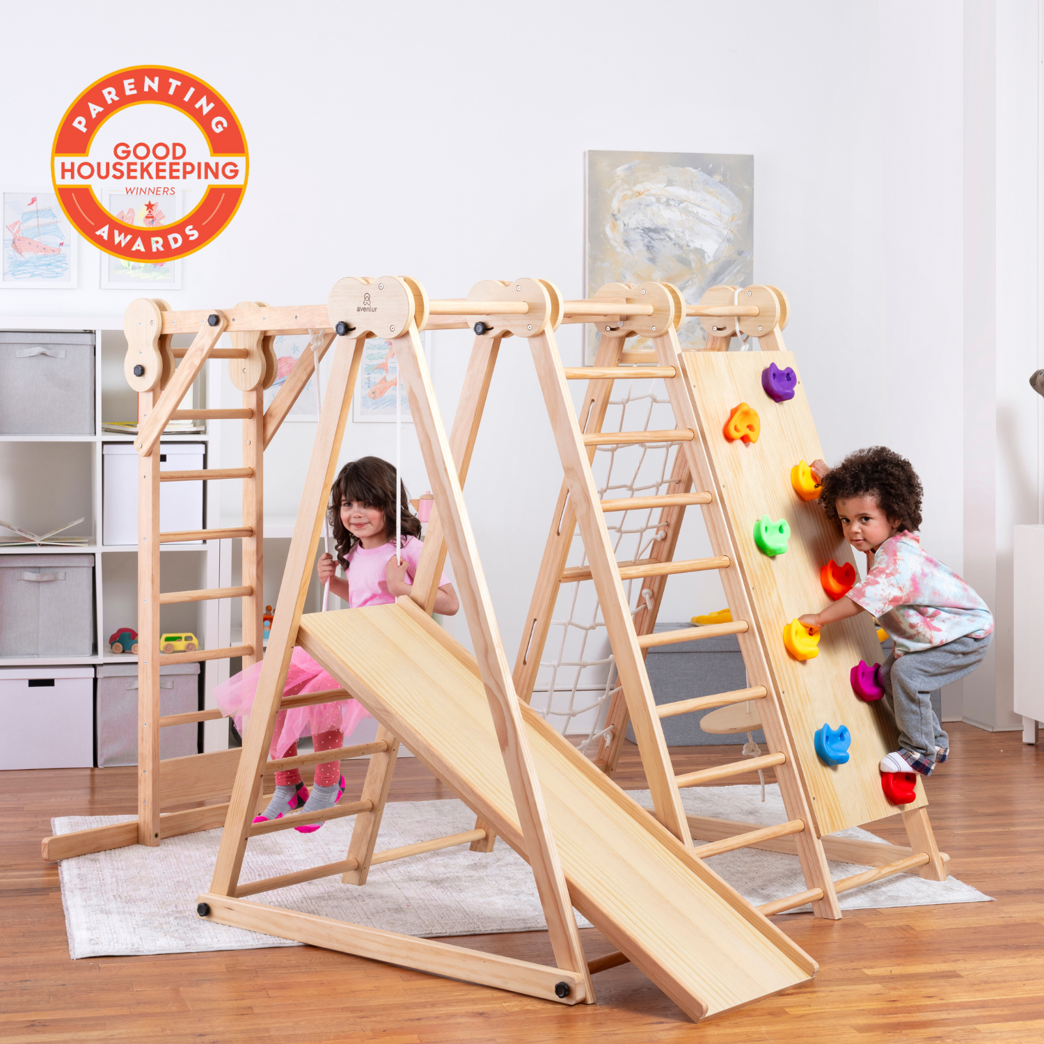 Chestnut - 8-in-1 Jungle Gym for Toddlers