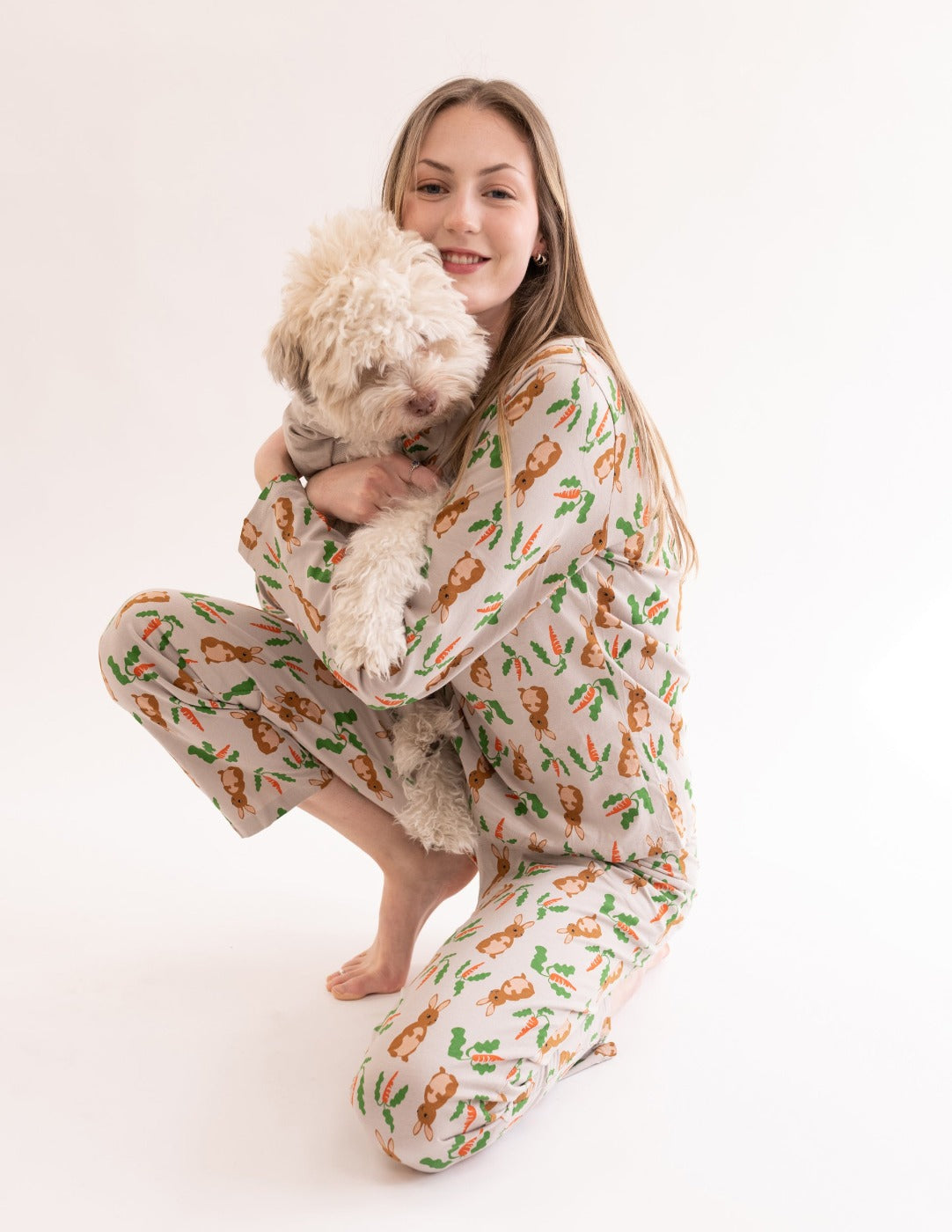 Women's Loose Fit Rabbit Pajamas