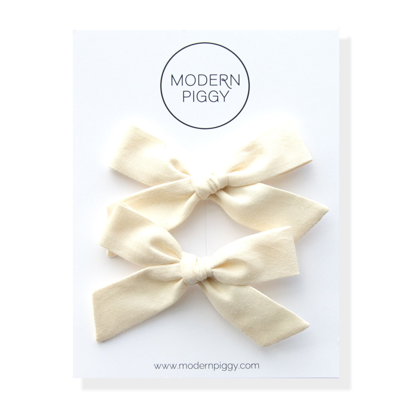 Whisper | Pigtail Set - Hand-tied Bow