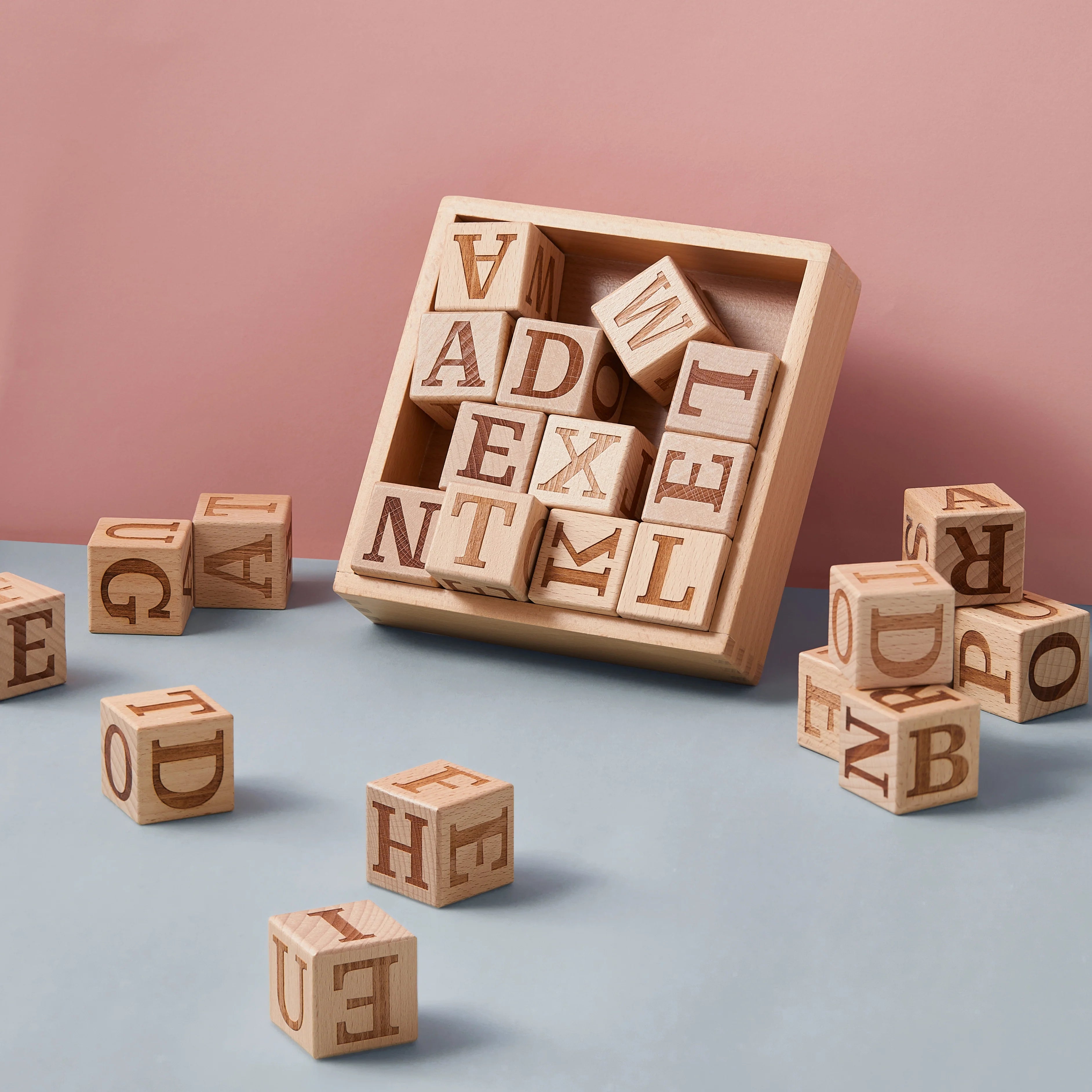 Tiny Land® Wooden Alphabet Blocks