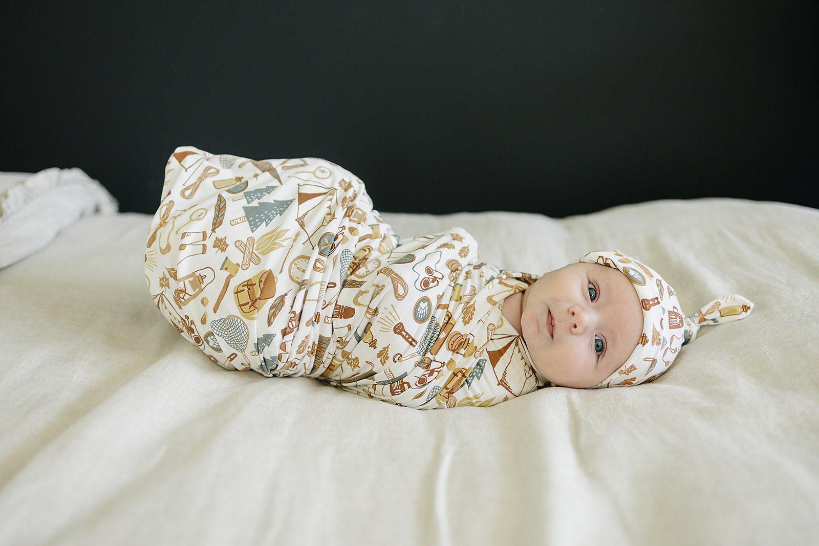 Camping Trip Bamboo Stretch Swaddle