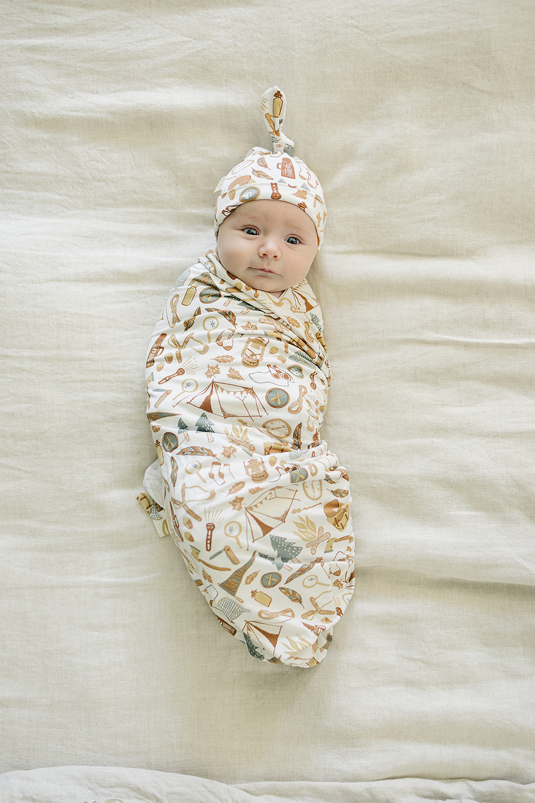 Camping Trip Bamboo Stretch Swaddle